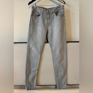 Mott & Bow Men's Skinny Mercer Jeans in Light Gray